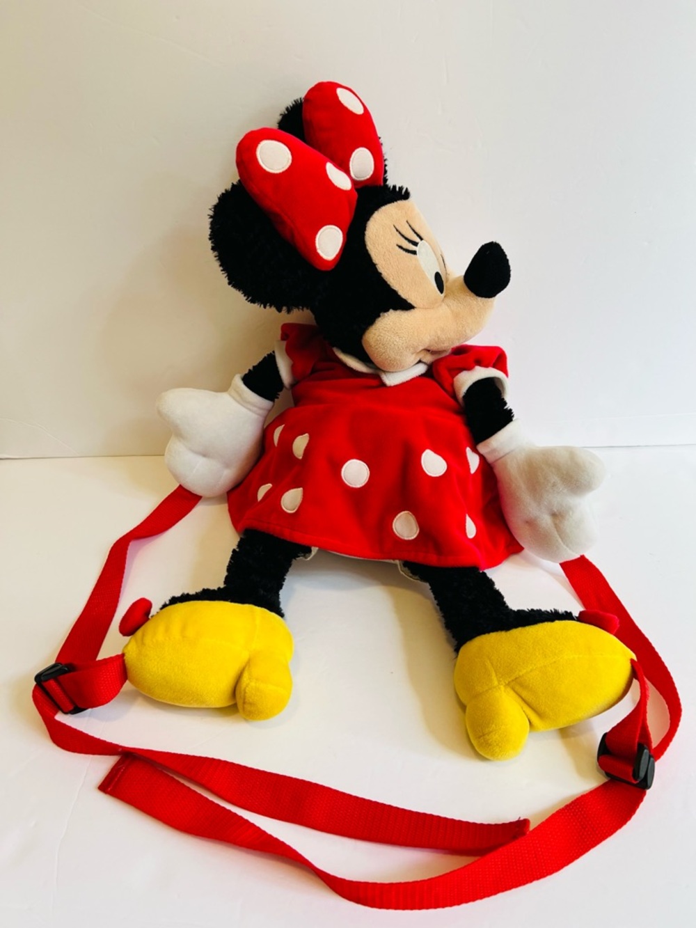 Disney Parks Minnie Mouse Plush Hugging Backpack Buddy - Picture 3 of 8